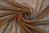 Swiss Sheer Sheer Polyester Fabric - Linen-Look Sheer Drapery, 130" Wide, White (1 Yard)