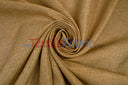 Vintage Linen Polyester Fabric - Faux Burlap, Rustic Natural Look, 58/60" Width (1 Yard)