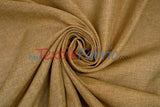 Vintage Linen Polyester Fabric - Faux Burlap, Rustic Natural Look, 58/60" Width (1 Yard)