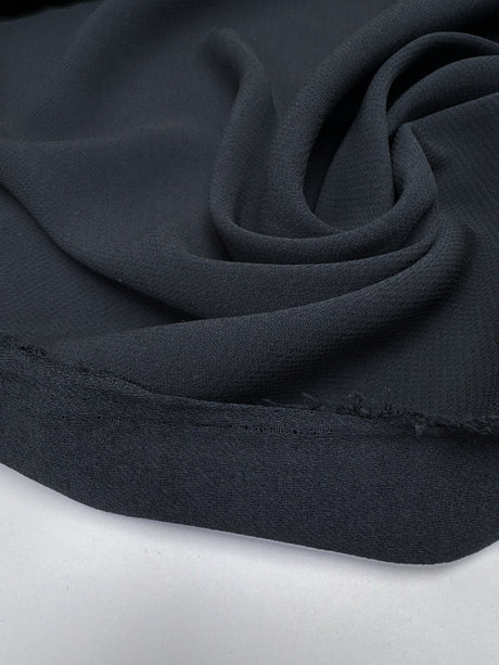 Cotton Crepe Fabric Blue