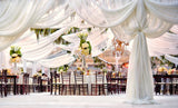Chiffon Ceiling Drapery Panel 32 ft x 57 in Ivory