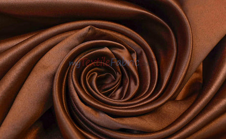 Lamour Satin Polyester Matte Satin Fabric - Multiple Colors, 58/60" Width (1 Yard)