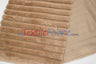 Striped Rabbit Fur 100 Percent Polyester Fabric - Striped Faux Rabbit Fur, 64/66" Width (1 Yard)