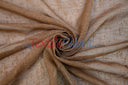 Swiss Sheer Sheer Polyester Fabric - Linen-Look Sheer Drapery, 130" Wide, White (1 Yard)
