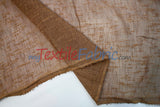Swiss Sheer Sheer Polyester Fabric - Linen-Look Sheer Drapery, 130" Wide, White (1 Yard)