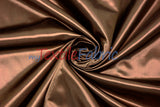 Bridal Satin Polyester Fabric - Shiny Solid, 58/60" Width, Multiple Colors (Yards, Bolts, Sample Swatches)