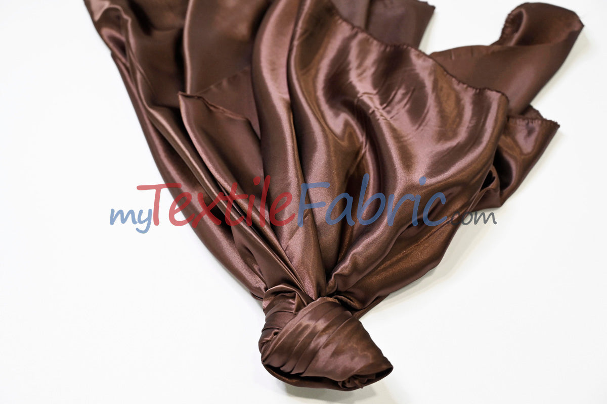 Stretch Charmeuse Satin Fabric - 96% Polyester 4% Spandex, Solid, 58/60" Width (Yards, Bolts, Sample Swatches)