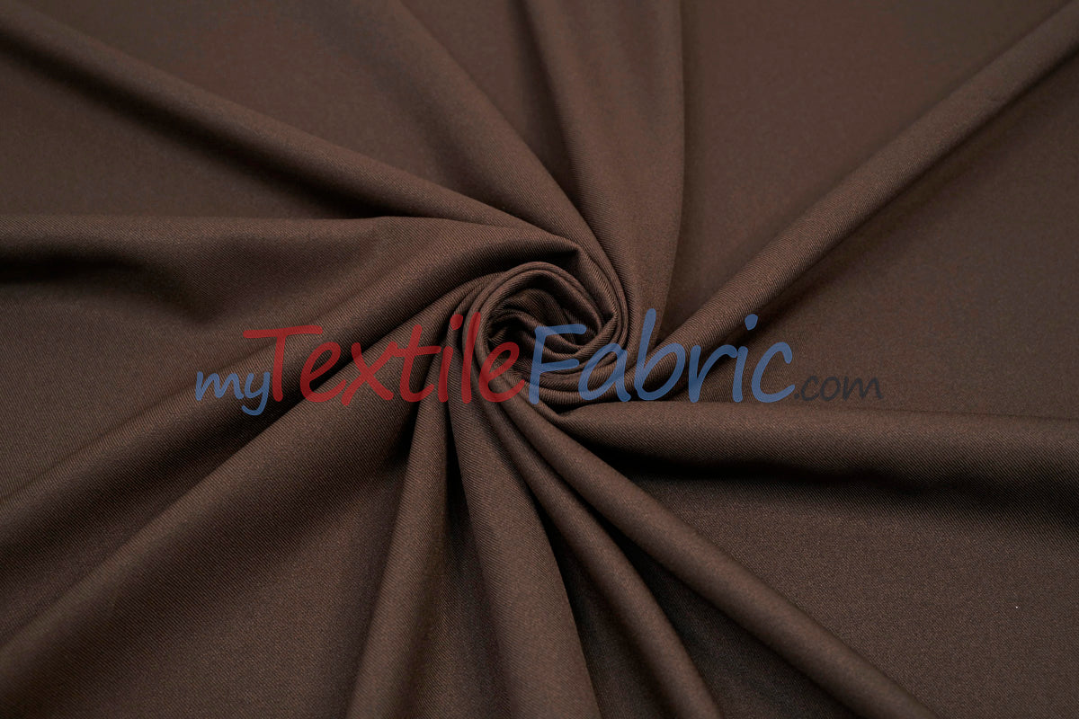 Polyester Gabardine Fabric - Multiple Colors, 58" Width (1 Yard)