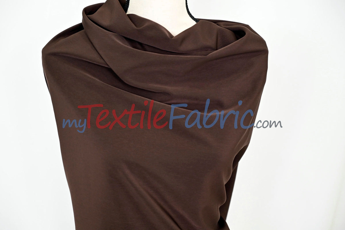 Peachskin Polyester Fabric - Solid Matte Finish, 58/60" Width (1 Yard)