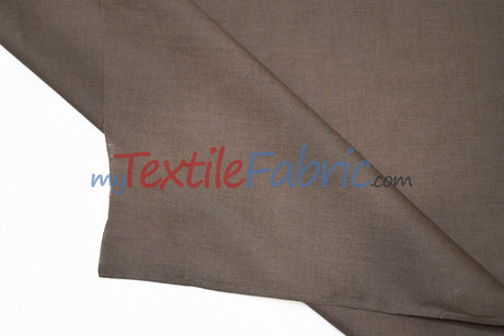 Polyester Cotton Broadcloth Fabric - Solid Colors, 58/60" Width (1 Yard)