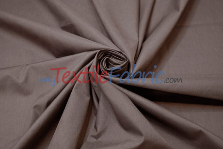 Polyester Cotton Broadcloth Fabric - Solid Colors, 58/60" Width (1 Yard)