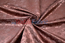 Satin Jacquard Satin Flower Brocade Polyester Fabric - Tone On Tone Floral Brocade, 60" Wide (65 Yards)