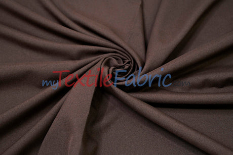 Scuba Double Knit Polyester Fabric - Solid Multiple Colors, 58/60" Width (1 Yard)