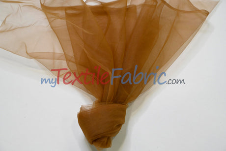 Micro Mesh Polyester Fabric - Sheer Soft Stretch Tulle, 58/60" Width, Multiple Colors (1 Yard)