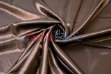 Charmeuse Satin Polyester Fabric - Solid, 58/60" Width, Multiple Colors (1 Yard)