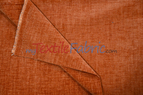 Chenille Polyester Fabric - Ultra Soft Velvety Texture, 60" Width, 350 GSM (1 Yard)