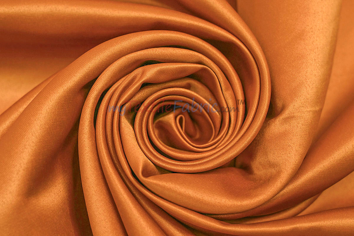 Lamour Satin Polyester Matte Satin Fabric - Multiple Colors, 58/60" Width (1 Yard)