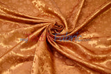Satin Jacquard Satin Polyester Fabric - Satin Flower Brocade, 58/60" Width, Sample Swatch 3"x3" (1 Sample Swatch)