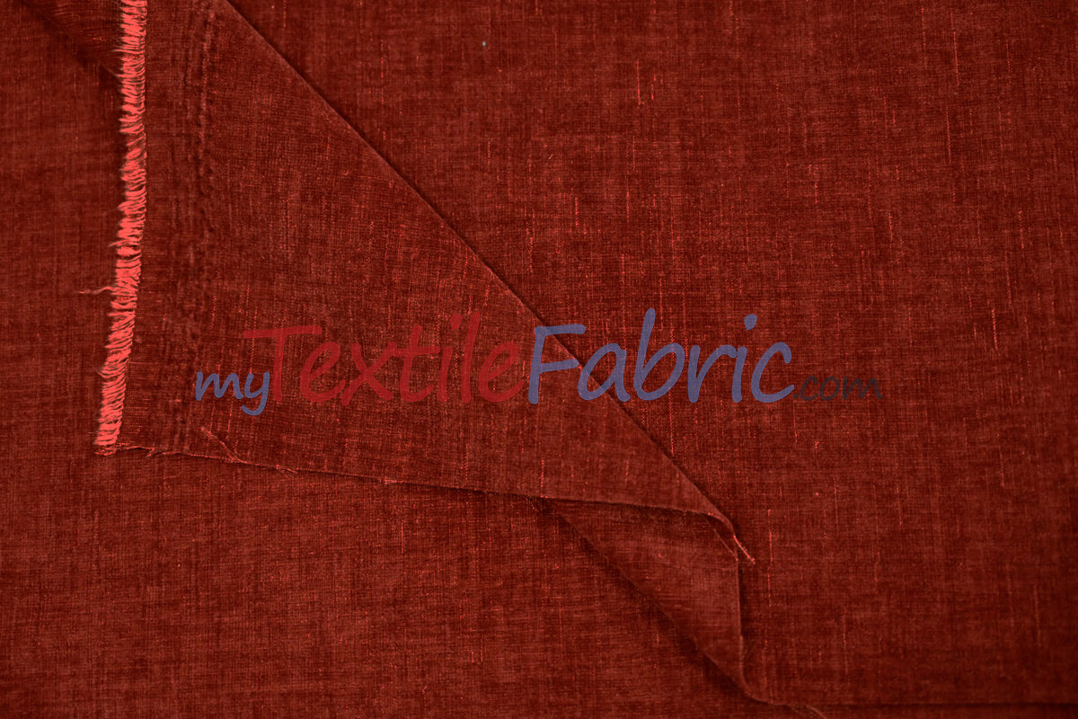 Chenille Polyester Fabric - Ultra Soft Velvety Texture, 60" Width, 350 GSM (1 Yard)
