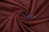Vintage Linen Polyester Fabric - Faux Burlap, Rustic Natural Look, 58/60" Width (1 Yard)