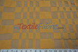 Faux Dupioni Polyester Fabric - Plaid, 54" Width (By The Yard)