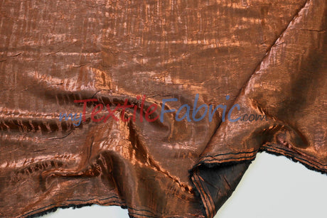 Iridescent Crush Shimmer Rayon Polyester Fabric - Iridescent Two-Tone Crushed Shimmer, 52/54" Width, Multiple Colors (Yards & Bolts)