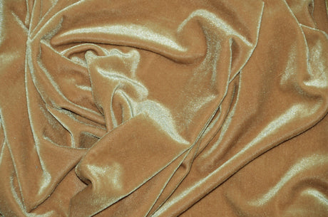 Stretch Velvet Spandex Fabric - Solid, 58" Width (1 Yard)