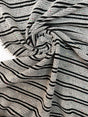 Italian Wool Striped Fabric Multicolour
