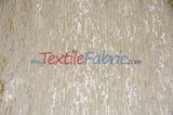 Luxury Jacquard Polyester Fabric - Solid Textured, 58/60" Width, Multiple Colors (1 Yard)