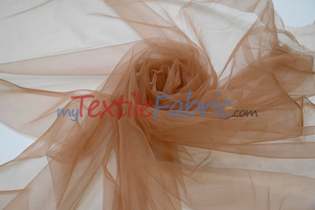 Micro Mesh Polyester Fabric - Sheer Soft Stretch Tulle, 58/60" Width, Multiple Colors (1 Yard)
