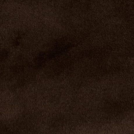 Chocolate Solid Minky Fabric