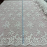 Embroidered Lace Net Mesh Bridal Fabric