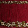 Cotton Barkcloth Hibiscus Palm Double Border Fabric