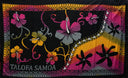 Polyester Sarong Multicolor Talofa Samoa Hibiscus Tiare