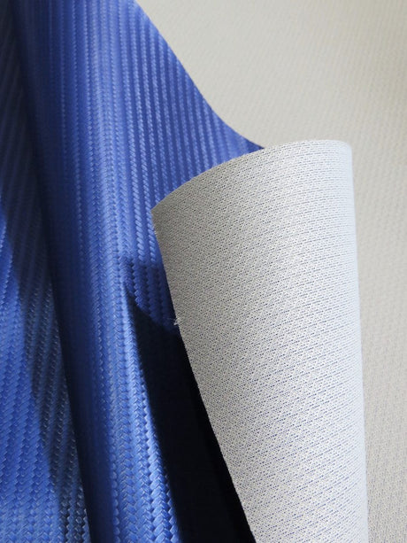 Steel Navy Carbon Fiber Marine Vinyl Fabric