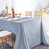 Ice Crushed Velvet Rectangular Tablecloth Seamless