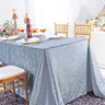 Ice Crushed Velvet Rectangular Tablecloth Seamless