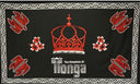 Polyester Sarong Kingdom of Tonga Crown Turtle Plumeria