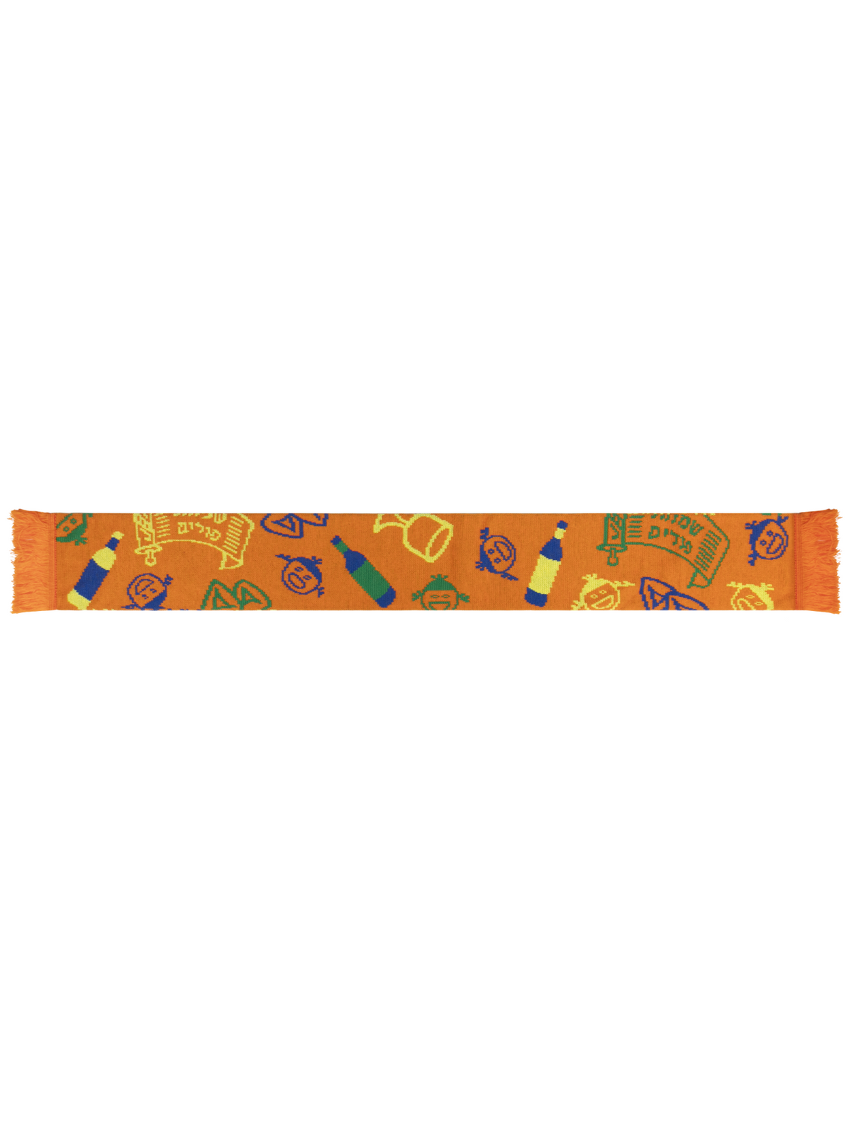 Purim Print Scarf Costume Accessory