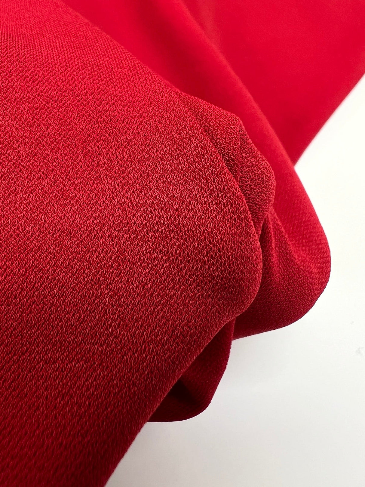 Viscose Stretch Knitted Fabric Red Shade