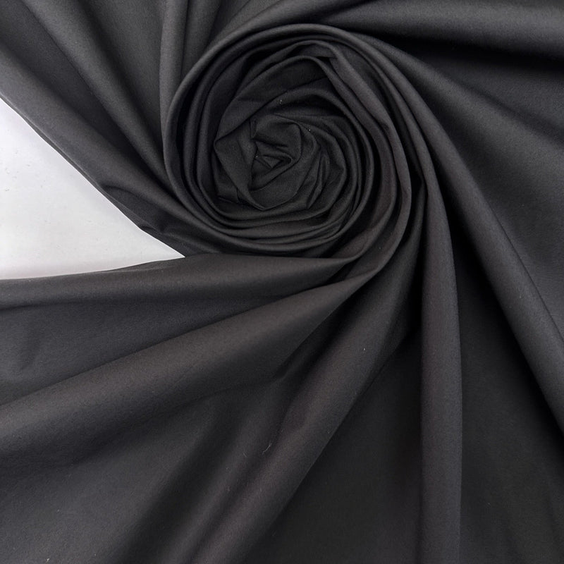 Cotton Plain Woven Black