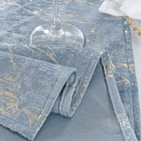 Velvet Table Runner 13x108 Dusty Blue