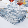 Jacquard Table Runner 13x108 Dusty Blue