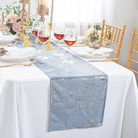 Gilded Marble Holland Velvet Table Runner