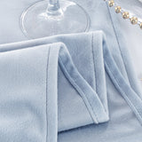 Velvet Table Runner 13x108 Dusty Blue