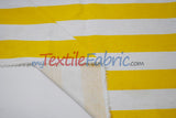 10 Oz 100% Cotton Canvas 2" Stripe Fabric - Multiple Colors, 60" Wide (1 Yard)