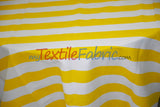10 Oz 100% Cotton Canvas 2" Stripe Fabric - Multiple Colors, 60" Wide (1 Yard)