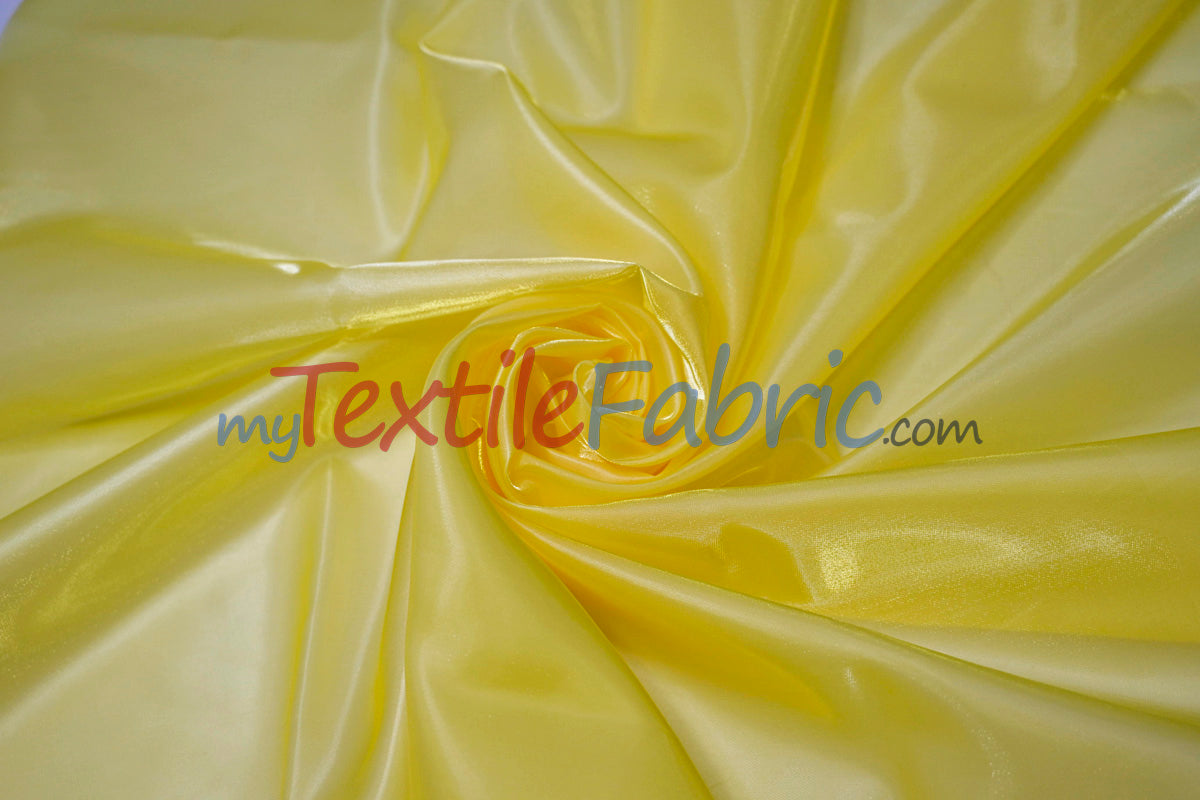 Crystal Satin Polyester Fabric - Shimmering Satin Finish, 45" Width, Multiple Colors (1 Yard)