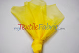 Crystal Organza Nylon Fabric - Sheer Sparkling, 45" Width (1 Yard)