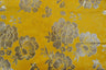 Oriental Metallic Flower Brocade Metallic Brocade Fabric - Metallic Flower, 58" Width (1 Yard)